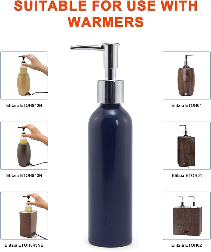 Elitzia ETAW02S ETAW03 Massage Oil Warmer Use Metal Pump Bottle Dispenser 1 - Image 8