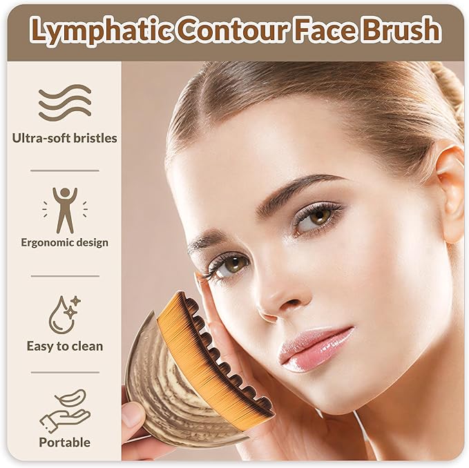 Lymphatic Contour Face Brush & Chin Lifting Mask, Chin Strap - Image 5