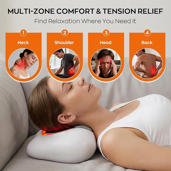 4-in-1 Shiatsu Neck & Back Massager - Image 4