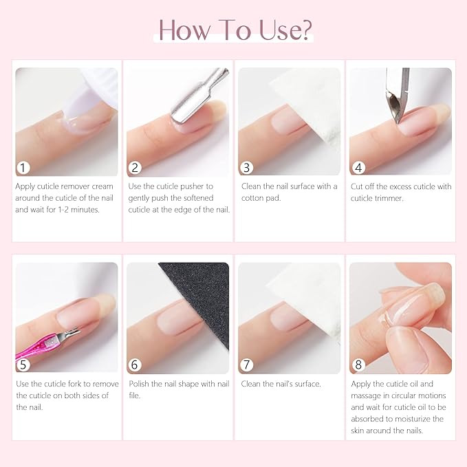 SAVILAND Cuticle Remover and Cuticle Oil Kit – Nail Care Kit - Image 6