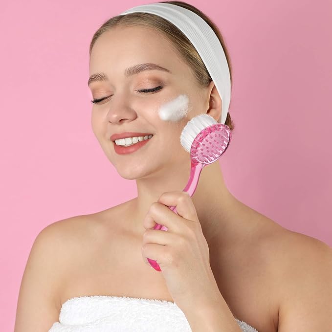 6 Pieces Facial Cleansing Brush Soft Bristle Facial Scrub Exfoliating Brush - Image 4