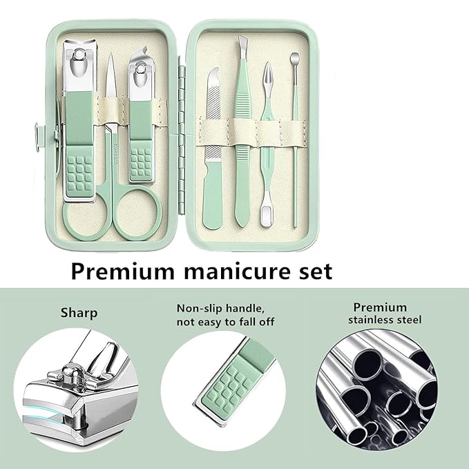 Manicure Set Nail Clipper Set Women Men Nail Clippers Kit Nail Care Kit Toenail - Image 5