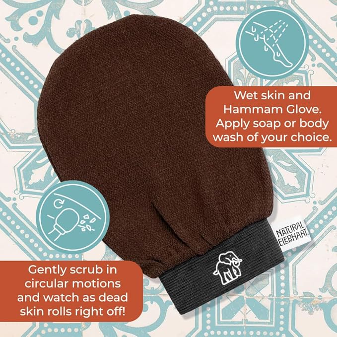 Natural Elephant Exfoliating Hammam Glove) - Image 5