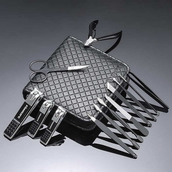 FAMILIFE Nail Kit, Professional Manicure Set Manicure Kit Nail Clipper Set - Image 7