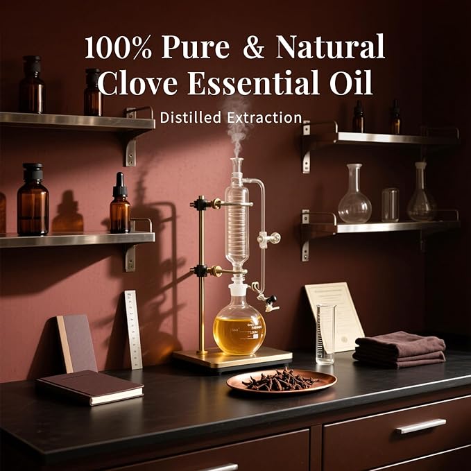 SU JUABA Clove Essential Oil 4 Oz, 100% Pure & Natural Aromatherapy Oil - Image 5