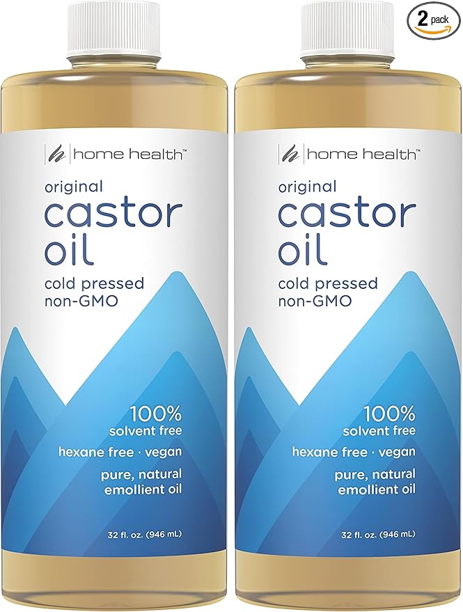 Home Health Original Castor Oil, Promotes Healthy Hair And Skin, Natural Skin by HOME+HEALTH