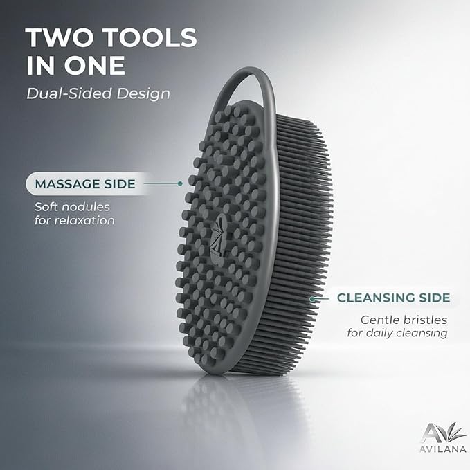 Avilana Premium Silicone Body Scrubber -Trusted Since 2017 - Image 4