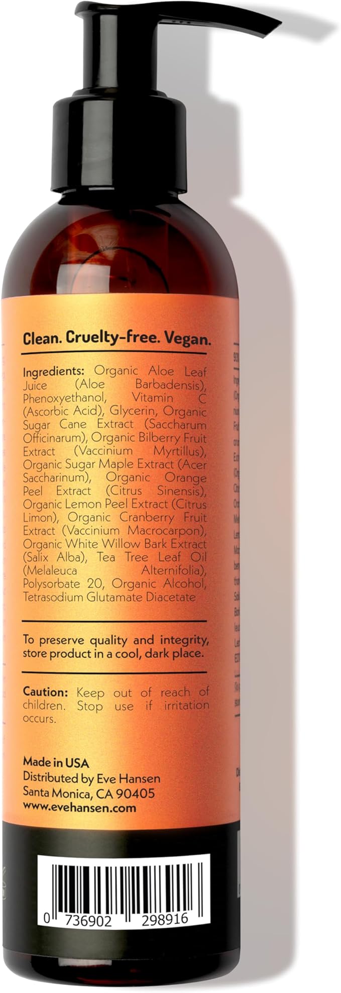 Eve Hansen Vitamin C Toner for face | 8 oz Hydrating Facial Toner Pore Minimizer - Image 5