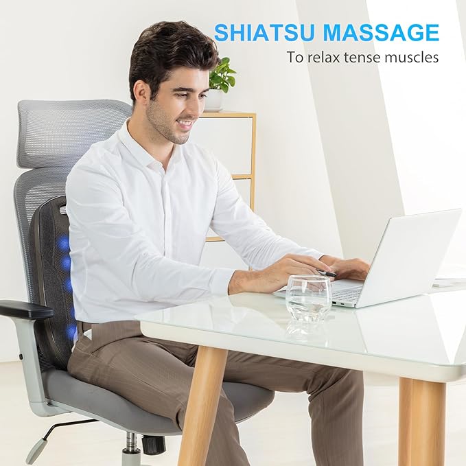 CooCoCo 14"×19" Shiatsu Back Massager - Image 2