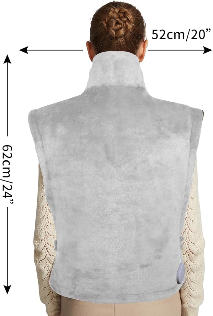 26" x 35" Flannel Neck&Shoulder&Back Heating Pad - Image 6