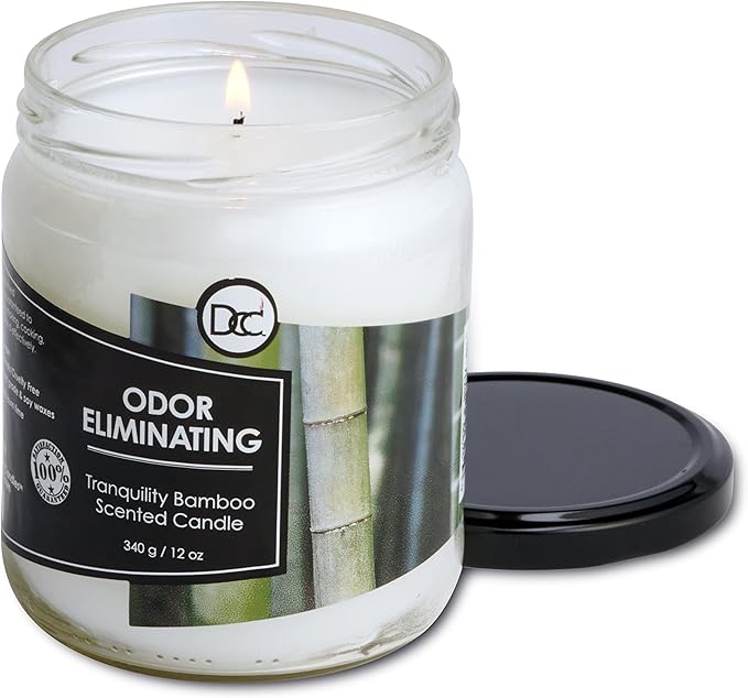 Bamboo Odor Eliminating Highly Fragranced Candle - Image 3