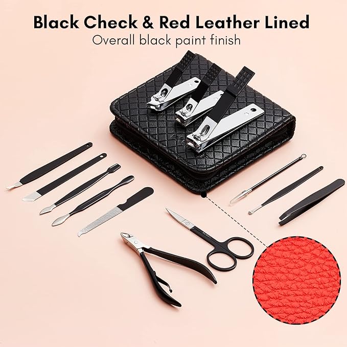 FAMILIFE Nail Kit, Professional Manicure Set Manicure Kit Nail Clipper Set - Image 5