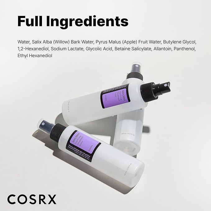 COSRX AHA/BHA Treatment Toner 5.07 fl.oz/ 150ml, Facial Exfoliating Spray - Image 9