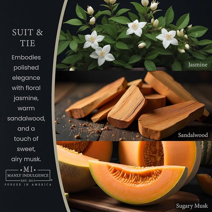Manly Indulgence Suit & Tie Scented Candles - Image 2