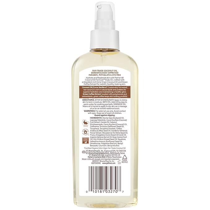 Palmer's Coconut Oil Formula Body Oil, Body Moisturizer - Image 2