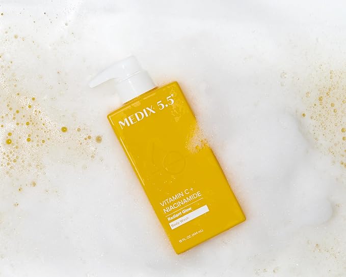 MEDIX 5.5 Radiant Glow Vitamin C Body Wash W/ Niacinamide | Citrus Scented - Image 7