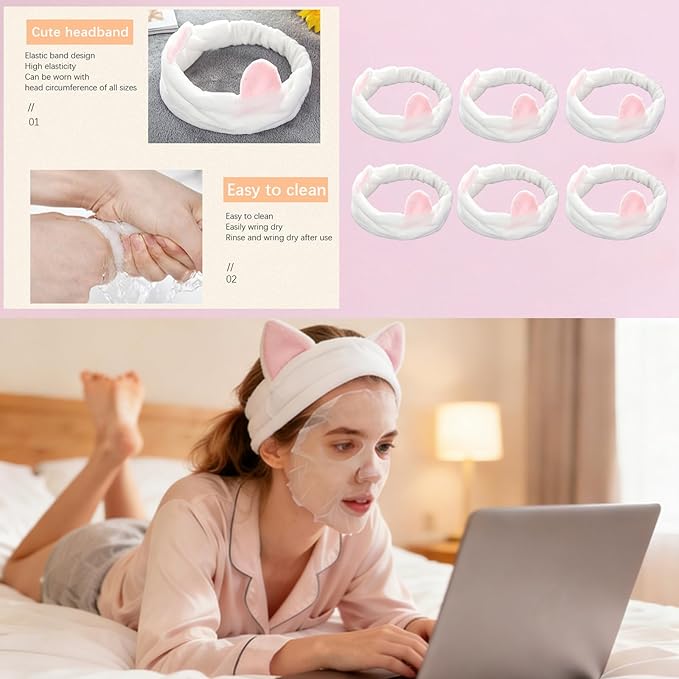42 PCS Spa Party Supplies for Women, Spa Party Favors, Facial Masks, Under Eye - Image 4