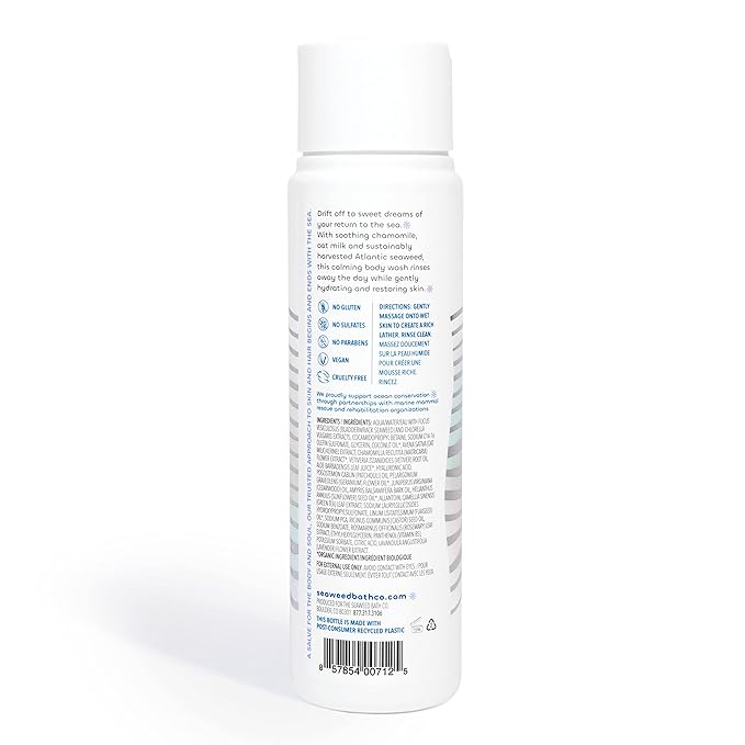 Seaweed Bath Co. Calm Body Wash, Vetiver Geranium Scent, 12 Ounce, Shower Gel - Image 8