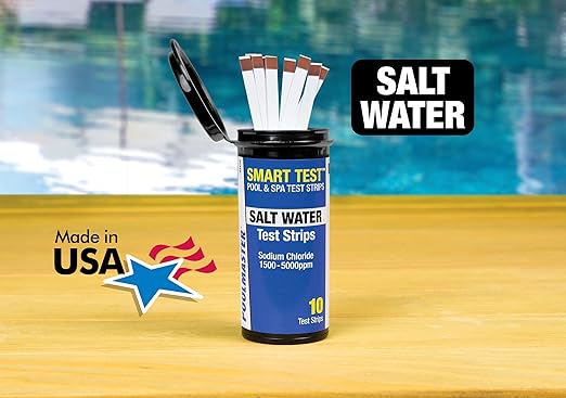 Poolmaster Salt Water Swimming Pool and Spa Water Chemistry Testing Strips - Image 2