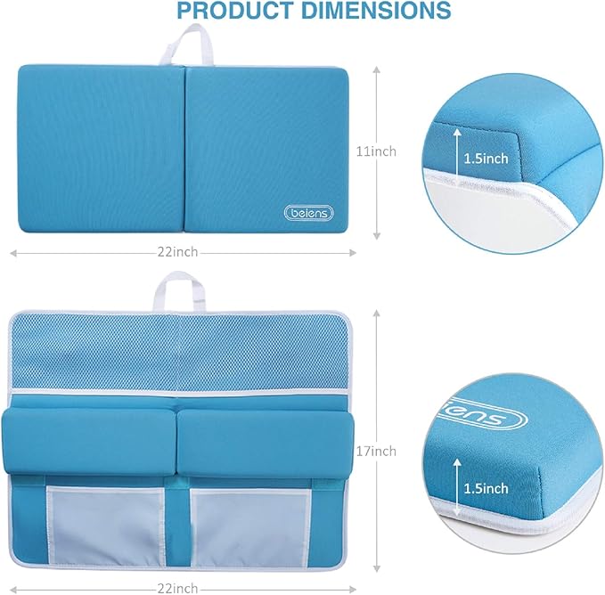 beiens Bath Kneeler and Elbow Rest Pad Set, 1.5'' Thick Quickly Dry Kneeling - Image 5