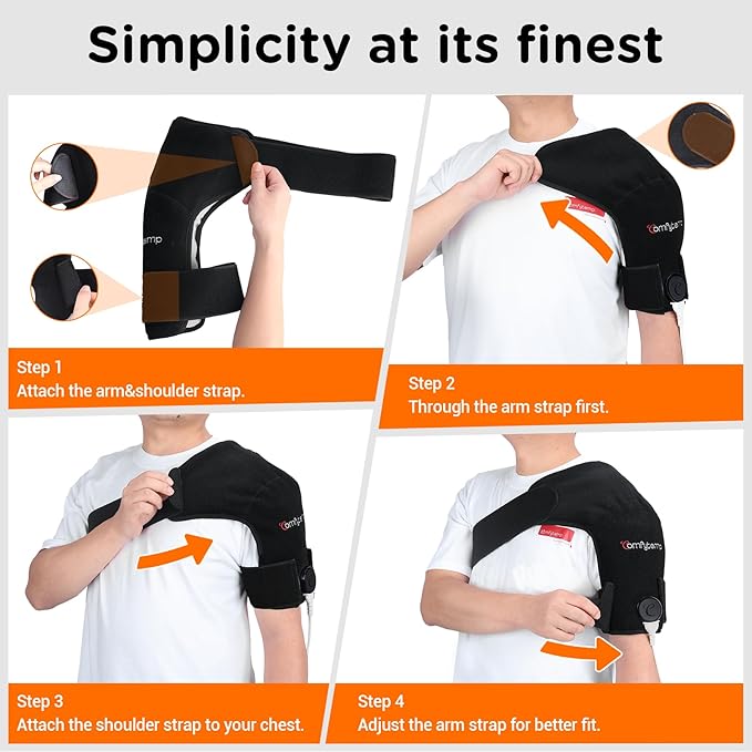 Comfytemp Shoulder Heating Pad for Rotator Cuff, Heating Pad for Shoulders - Image 7