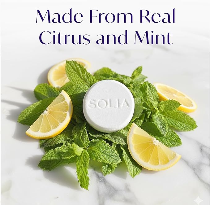 Solia Energizing Citrus Menthol Shower Steamers 7-Pack - Image 4