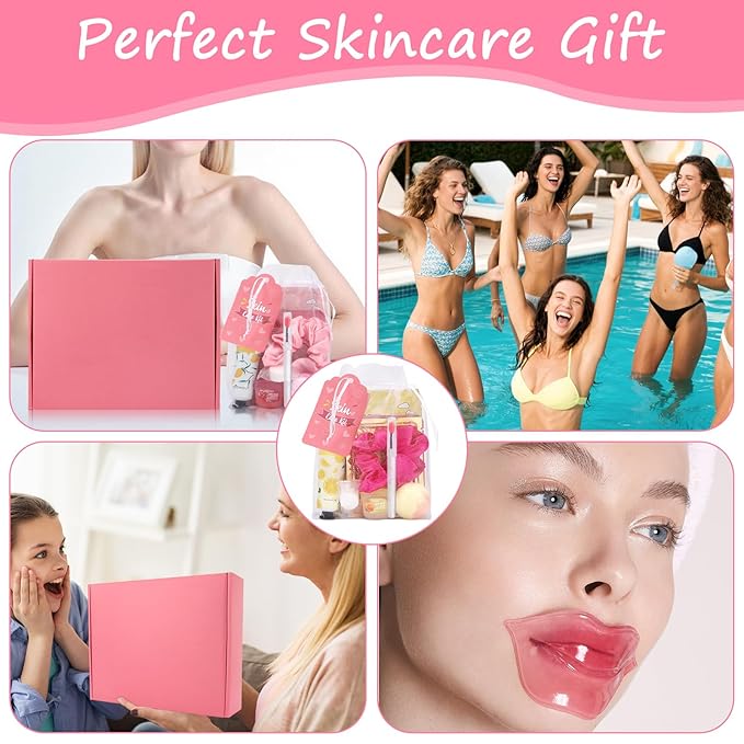 88PCS SPA Party Supplies for Girls, Under Eye Patches, Facial Masks, Lip Mask & - Image 6