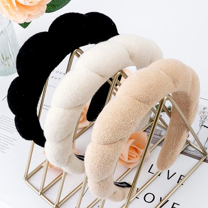 WHAVEL 3 Pack Spa Headband Skincare Headbands, Soft Hair Band - Image 7
