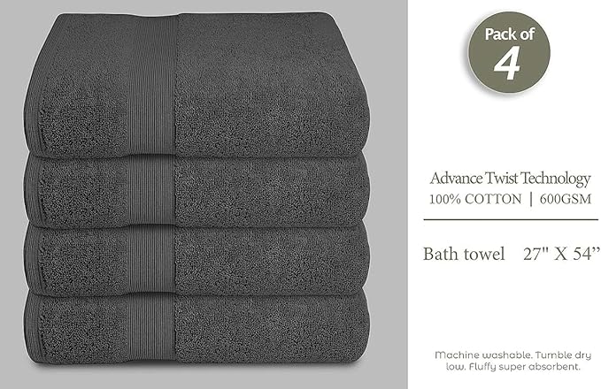 Softolle Luxury Bath Towels Set of 4 | Towels - Image 6