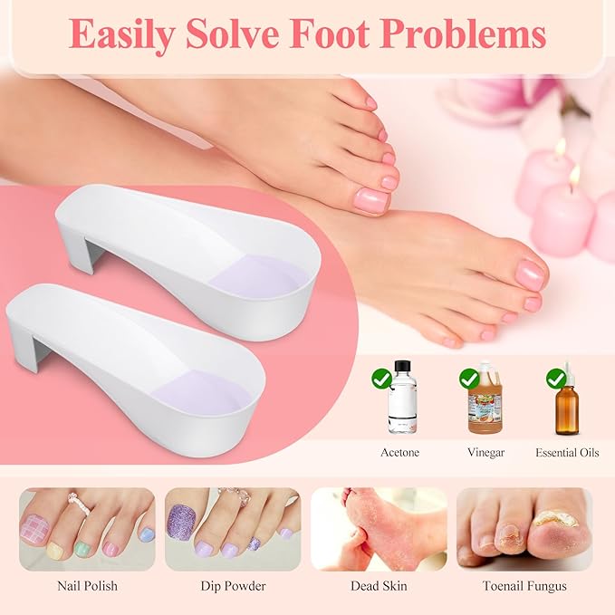 Toe Nail Soaking Bowl for Remover: Soak Off Gel Polish Nail Remover Kit - Image 4