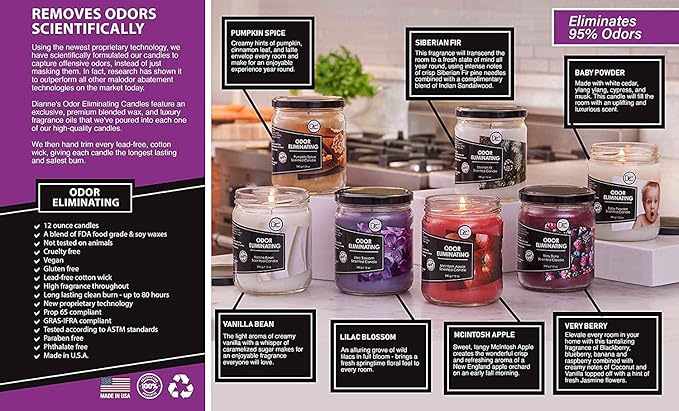 Very Berry Odor Eliminating Highly Fragranced Candle - Image 6