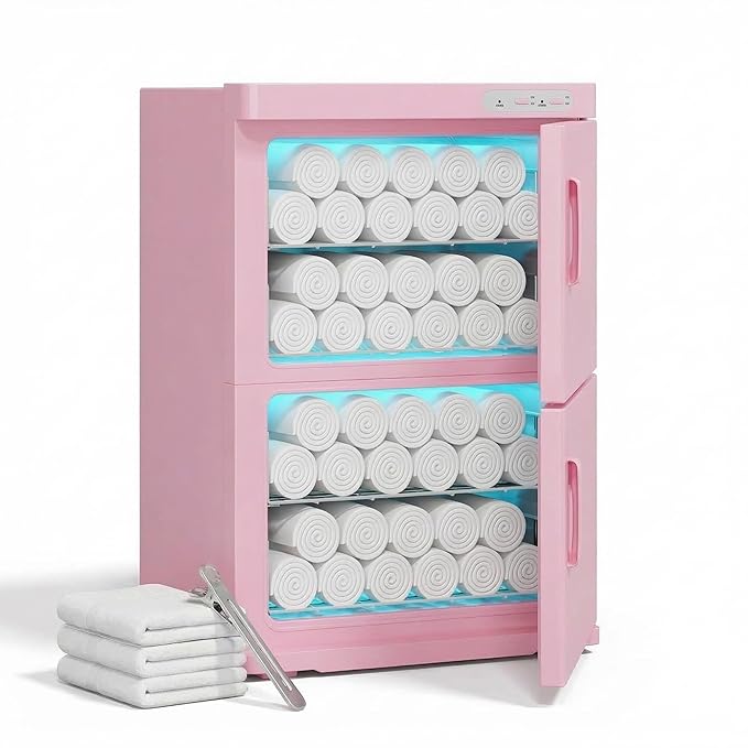 TABU Hot Towel Warmer Cabinet, 46L Extra Large Professional Towel Heater by TABU