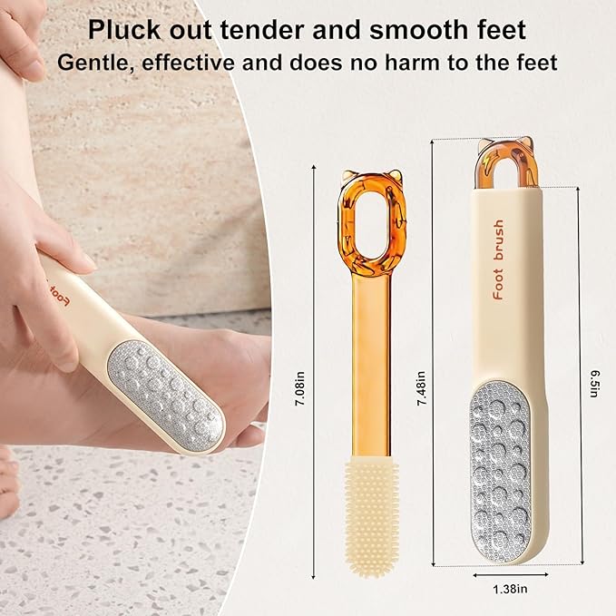 Double-Sided Stainless Steel Foot File, Foot Callus Remover & Foot Scrubber - Image 3