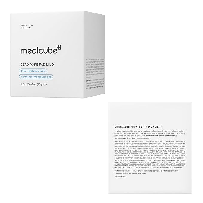 medicube Toner Pads Zero Pore Pad Mild 2.0 | Gentle Calming Toner Pad - Image 9