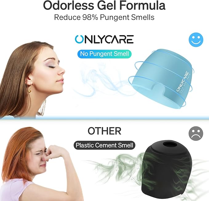 ONLYCARE Migraine Relief Cap, Upgraded Odorless Migraine Ice Head Wrap - Image 3