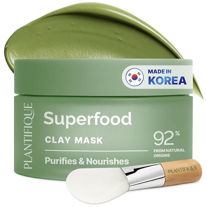 PLANTIFIQUE Korean Skincare Clay Mask – Hydrating Mud Mask by Plantifique