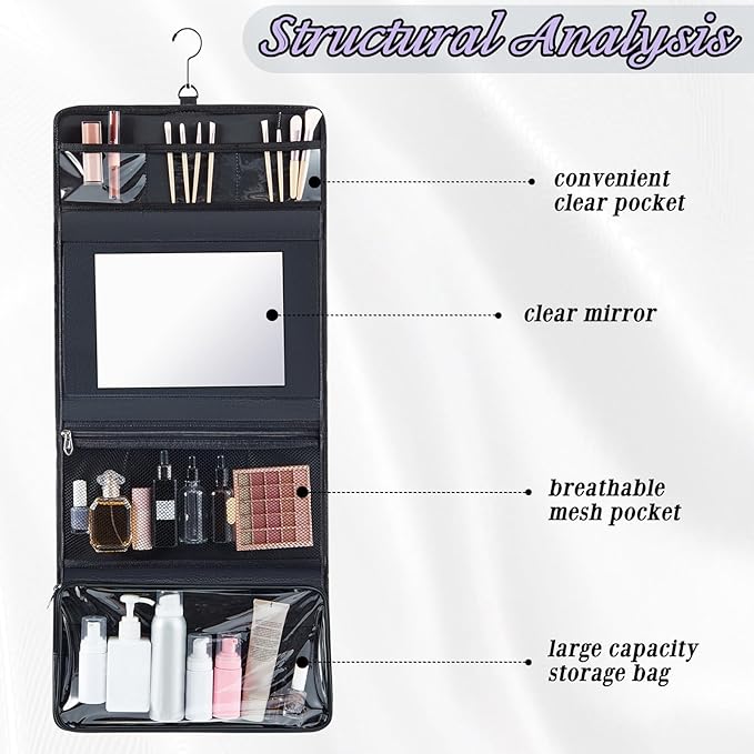 Travel Hanging Toiletry Bag - Image 3