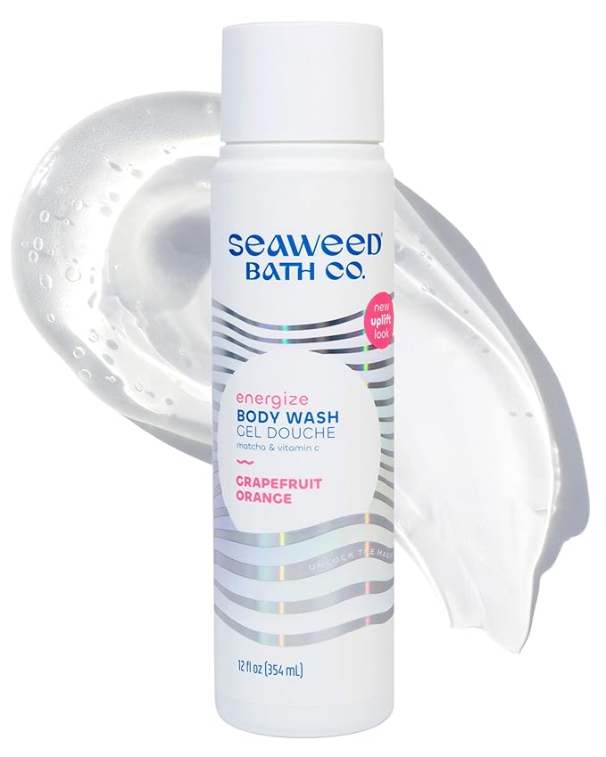 Seaweed Bath Co. Energize Body Wash, Grapefruit Orange Scent, 12 Ounce by TheSeaweedBathCo
