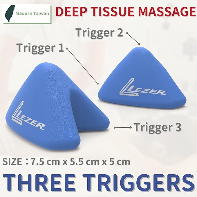 LEZER Trigger Massage Point, Manual Massage Ball, Muscle Knots Relief Tool - Image 2