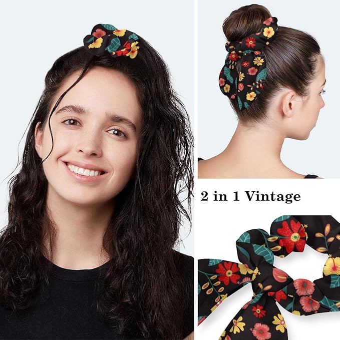 Women's Working Caps with Scrunchies Tarot Pattern Background Lace-Up Hat - Image 5