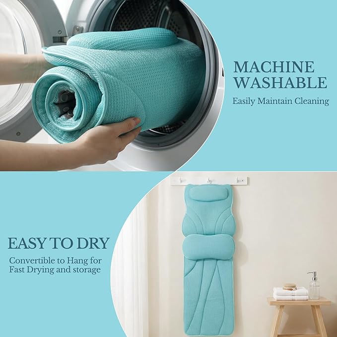 Extra Long Thick Full Body Bath Pillow - Image 5