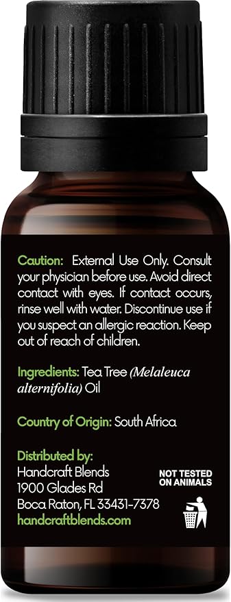 Handcraft Blends Tea Tree Essential Oil – 0.33 Fl Oz – 100% Pure and Natural – - Image 2