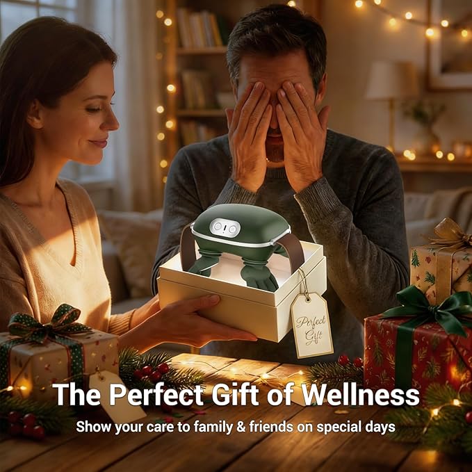 Neck Massager with Heat, Bionic Deep Tissue Shiatsu Kneading, Cordless - Image 9