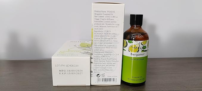 PHATOIL 3.38FL.OZ Bergamot Essential Oil, - Image 8