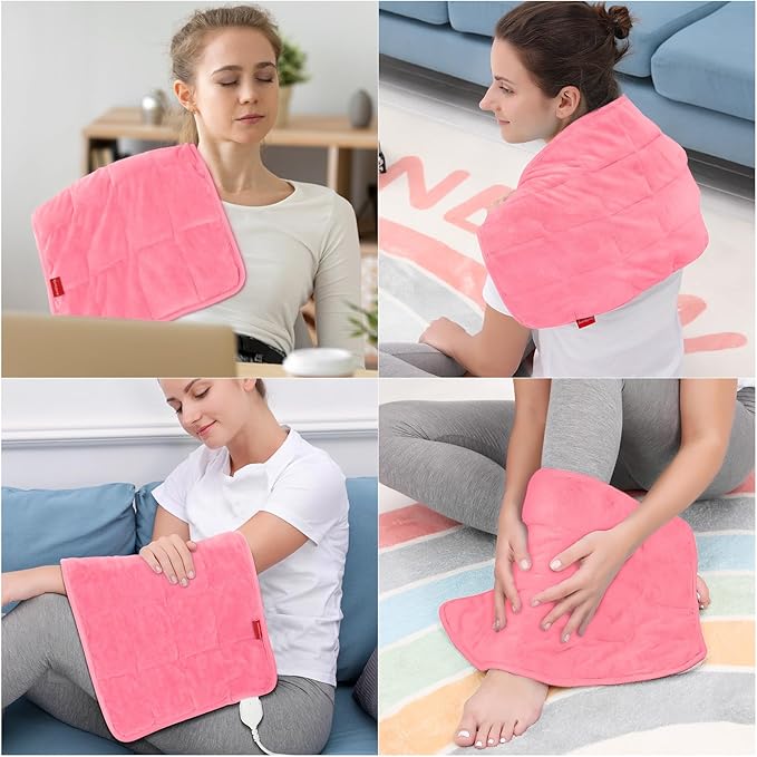 Comfytemp Weighted Heating Pad for Back & Period, FSA Eligible Electric Heat Pad - Image 7