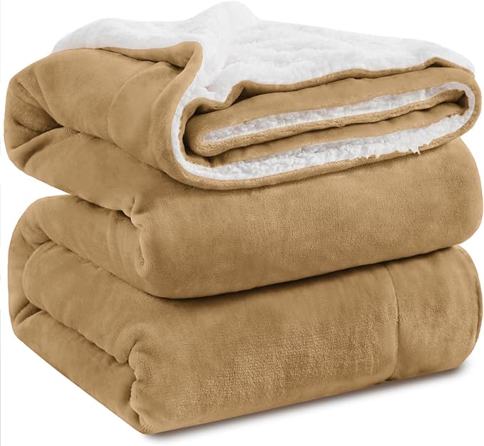 KAWAHOME Sherpa Fleece Queen Size Blanket by KAWAHOME