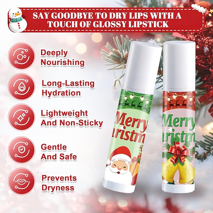JAOJAO Christmas Lip Balm Bulk, Christmas Hand Cream - Image 4