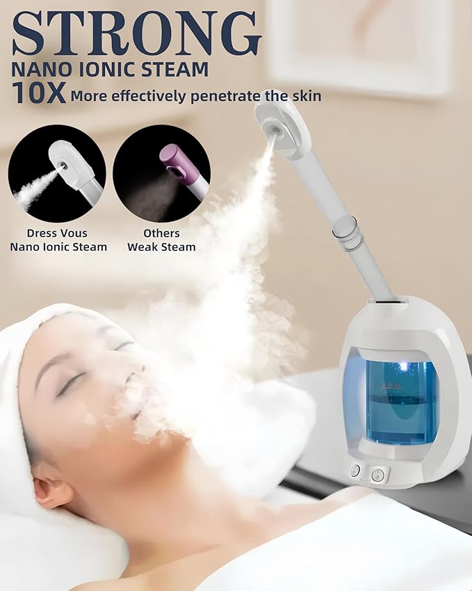 Facial Steamer-Face Steamer for Facial Deep Cleaning, Vaporizador Facial for - Image 3