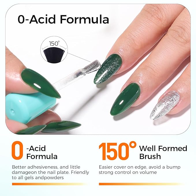 Glitter Gel Top Coat Set, 2 x 15ml Soak Off UV LED, Long Lasting Glitter Gel - Image 4