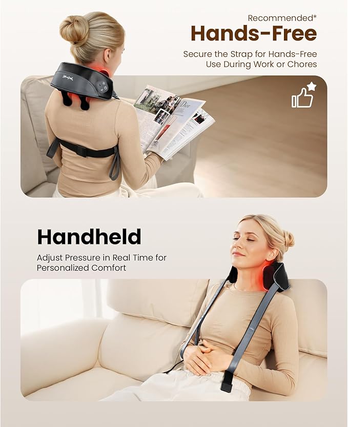 BOB AND BRAD iNeck Pro Cordless 4D Shiatsu Neck Massager - Image 2